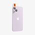 AGL07163 - iPhone 15 Pro / 15 Pro Max Optik Pro Lens Protector in natural titanium showing the device